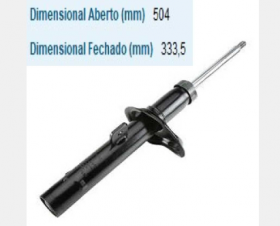 AMORTECEDOR DIANTEIRO DIREITO PEUGEOT 207 SEDAN SW (EXCETO ESCAPADE) 1.4 1.6 2008  MONROE SP386OES